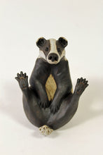 Load image into Gallery viewer, Small legs out badger by Pippa Hill

