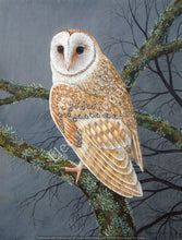 Load image into Gallery viewer, Barn Owl signed print
