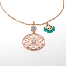 Load image into Gallery viewer, Rose Gold Flower Necklace
