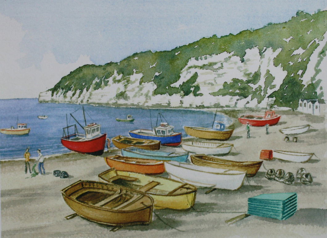 Beer & Boats signed print