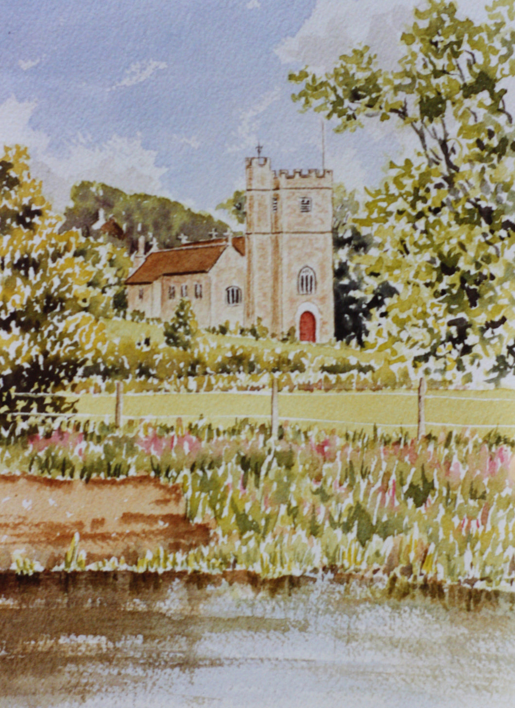 Harpford Church framed print