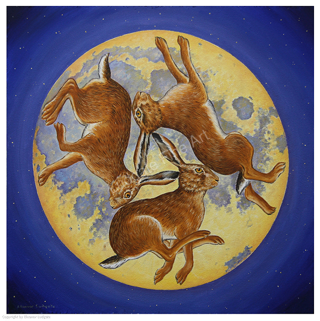 Moon Hares signed LTD Edition print