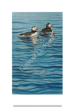 Load image into Gallery viewer, Puffins signed print
