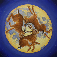 Load image into Gallery viewer, Moon Hares Framed print
