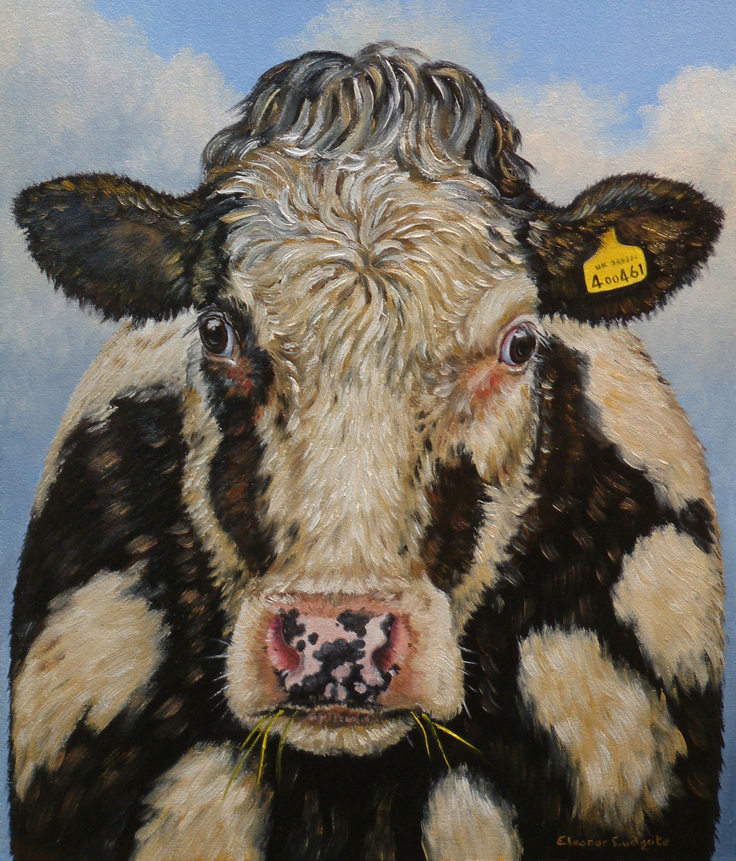 Spot the Cow! framed print by Eleanor Ludgate