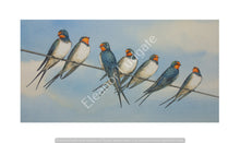 Load image into Gallery viewer, Swallows Signed Print
