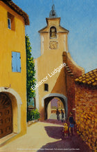 Load image into Gallery viewer, Le Clocher, Roussillon Original Mini Oil Framed painting
